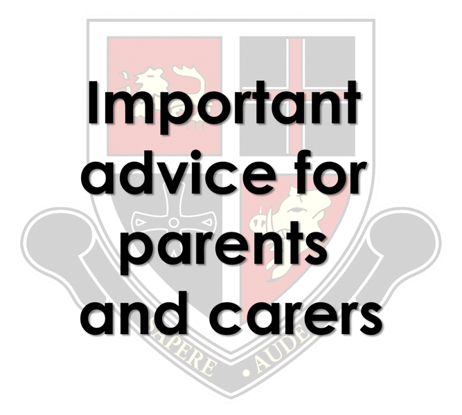 Image of IMPORTANT ADVICE FOR PARENTS & CARERS
