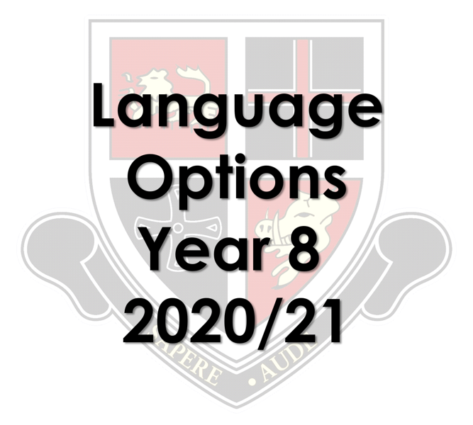 Image of Language Options for Year 8: 2020-2021