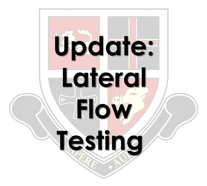Image of Lateral Flow Testing for Year 7 Students still aged 11