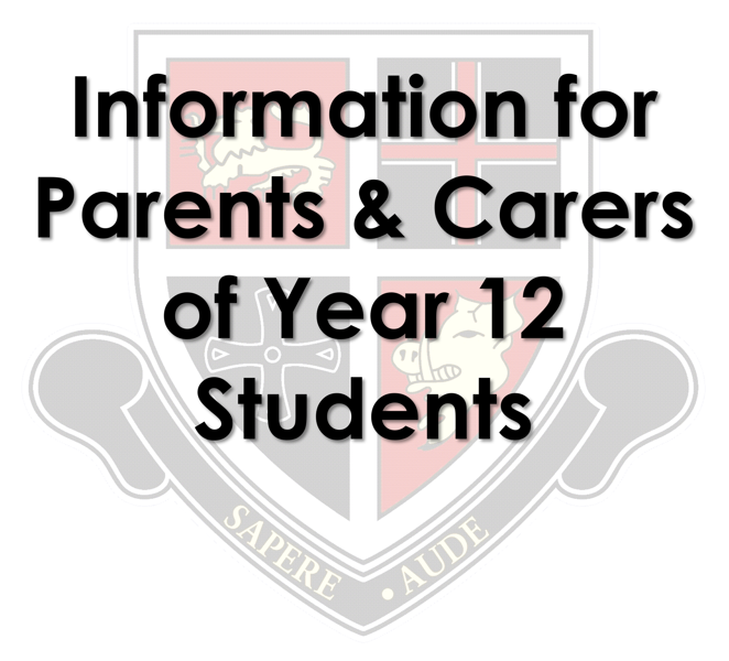 Image of Letter to Year 12 Parents & Carers