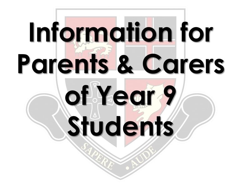 Image of Year 9 Virtual Parents' Evening