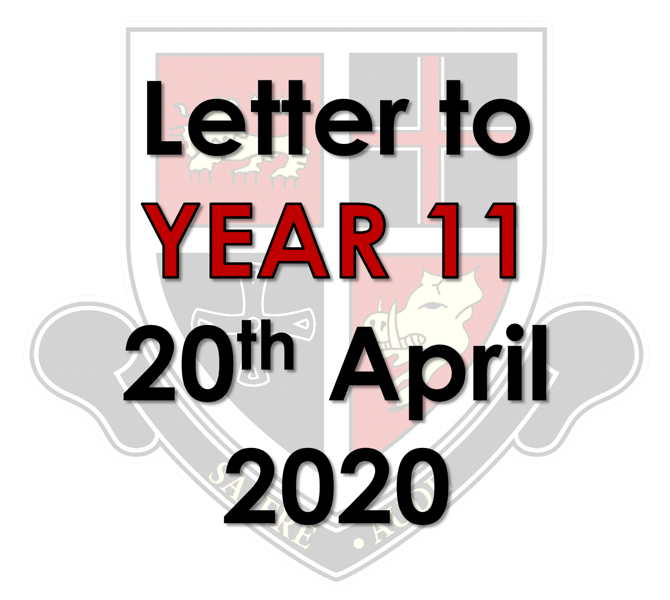 Image of Letter for Year 11 Students